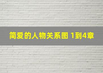 简爱的人物关系图 1到4章